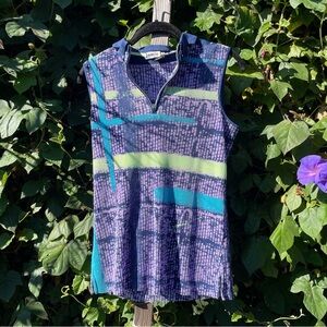 Jamie Sadock Blue and Purple Top